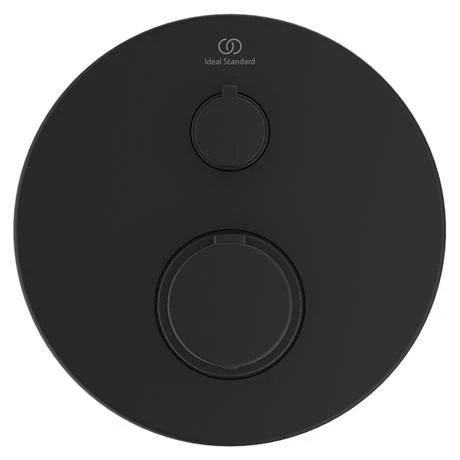 Ideal Standard Silk Black Ceratherm T100 Built-In Thermostatic 1 Outlet Shower Mixer 4 Ideal Standard Silk Black Ceratherm T100 Built-In Thermostatic 1 Outlet Shower Mixer - Image 2