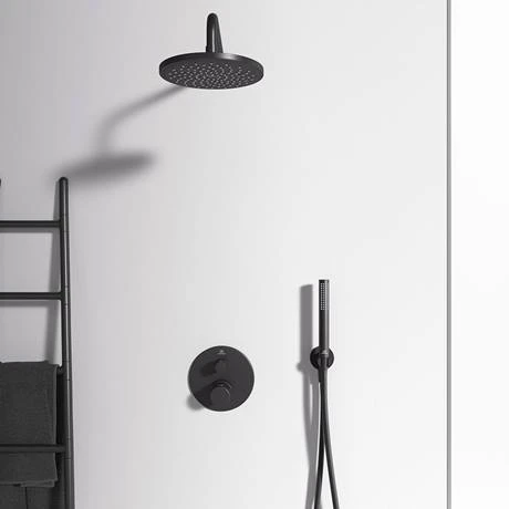 Ideal Standard Silk Black Ceratherm T100 Built-In Thermostatic 1 Outlet Shower Mixer 5 Ideal Standard Silk Black Ceratherm T100 Built-In Thermostatic 1 Outlet Shower Mixer - Image 3