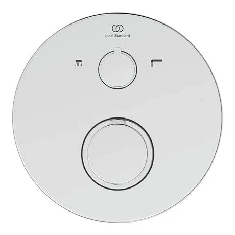 Ideal Standard Ceratherm T100 Chrome Built-In Thermostatic 2 Outlet Round Shower Mixer + Easybox 4 Ideal Standard Ceratherm T100 Chrome Built-In Thermostatic 2 Outlet Round Shower Mixer + Easybox - Image 2