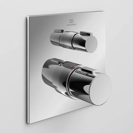 Ideal Standard Ceratherm C100 Chrome Built-In Thermostatic 1 Outlet Square Shower Mixer + Easybox 5 Ideal Standard Ceratherm C100 Chrome Built-In Thermostatic 1 Outlet Square Shower Mixer + Easybox - Image 3