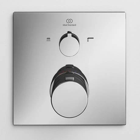 Ideal Standard Ceratherm C100 Chrome Built-In Thermostatic 1 Outlet Square Shower Mixer + Easybox 6 Ideal Standard Ceratherm C100 Chrome Built-In Thermostatic 1 Outlet Square Shower Mixer + Easybox - Image 4