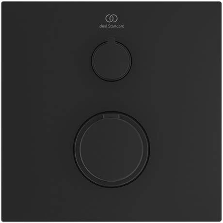 Ideal Standard Silk Black Ceratherm C100 Built-In Thermostatic 1 Outlet Shower Mixer 4 Ideal Standard Silk Black Ceratherm C100 Built-In Thermostatic 1 Outlet Shower Mixer - Image 2
