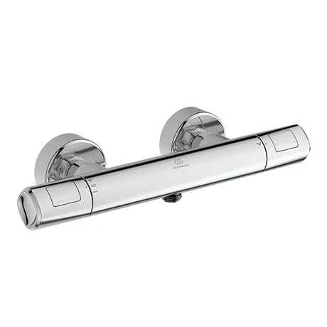 Ideal Standard Ceratherm T100 Exposed Thermostatic Bar Shower Mixer - A7239AA 3 Ideal Standard Ceratherm T100 Exposed Thermostatic Bar Shower Mixer - A7239AA