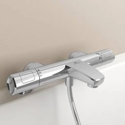 Ideal Standard Ceratherm T100 Exposed Thermostatic Bath Shower Mixer - A7239AA -ShowerLux Shop A7239AA D3 460