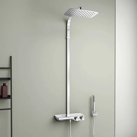 Ideal Standard Ceratherm S200 Exposed Thermostatic Shelf Shower System - A7332AA 3 Ideal Standard Ceratherm S200 Exposed Thermostatic Shelf Shower System - A7332AA