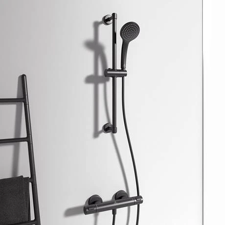 Ideal Standard Silk Black Ceratherm T25 Exposed Thermostatic Shower System - A7569XG 5 Ideal Standard Silk Black Ceratherm T25 Exposed Thermostatic Shower System - A7569XG - Image 3