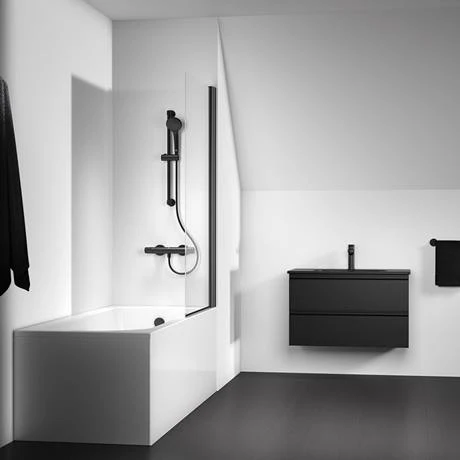 Ideal Standard Silk Black Ceratherm T25 Exposed Thermostatic Shower System - A7569XG 6 Ideal Standard Silk Black Ceratherm T25 Exposed Thermostatic Shower System - A7569XG - Image 4