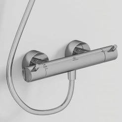 Ideal Standard Ceratherm T125 Exposed Thermostatic Bar Shower Mixer - A7592AA 10 Ideal Standard Ceratherm T125 Exposed Thermostatic Bar Shower Mixer - A7592AA -ShowerLux Shop A7592AA D3 460