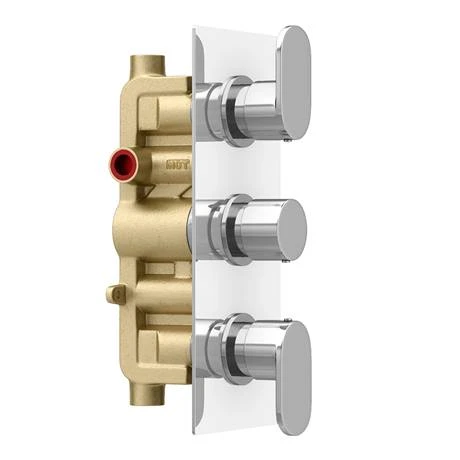 Amos Concealed Thermostatic Triple Shower Valve 7 Amos Concealed Thermostatic Triple Shower Valve - Image 5