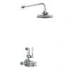 Burlington Avon Thermostatic Exposed Single Outlet Shower Valve with Fixed Head 1 Burlington Avon Thermostatic Exposed Single Outlet Shower Valve with Fixed Head -ShowerLux Shop AF1S V16 P