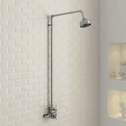Ultra Traditional Exposed Thermostatic Shower Package with Twin Valve & Riser Kit 11 Ultra Traditional Exposed Thermostatic Shower Package with Twin Valve & Riser Kit -ShowerLux Shop AG302A3170 D4 460