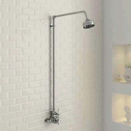 Ultra Traditional Exposed Thermostatic Shower Package with Twin Valve & Riser Kit 7 Ultra Traditional Exposed Thermostatic Shower Package with Twin Valve & Riser Kit - Image 5