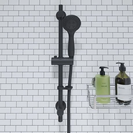 Croydex Nero Matt Black Three Function Shower Set - AM302021 4 Croydex Nero Matt Black Three Function Shower Set - AM302021 - Image 2