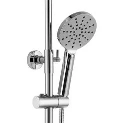 BagnoDesign Aquaeco Conrad Chrome Thermostatic Shower Mixer 8 BagnoDesign Aquaeco Conrad Chrome Thermostatic Shower Mixer -ShowerLux Shop AQM CND T514 CP D2 460