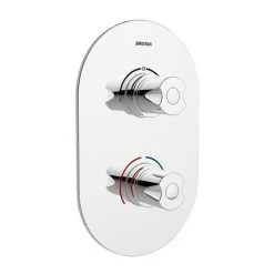 Bristan - Artisan Thermostatic Recessed Dual Control Valve with Integral Diverter - AR3-SHCDIV-C