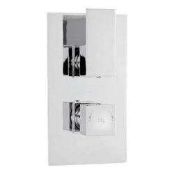 Hudson Reed Art Twin Concealed Thermostatic Shower Valve w/ Rectangular Slider Rail Kit 7 Hudson Reed Art Twin Concealed Thermostatic Shower Valve w/ Rectangular Slider Rail Kit -ShowerLux Shop ART3210 A3167 n d2 375