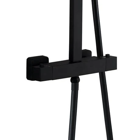 Arezzo Modern Square Thermostatic Shower (300 x 300mm Head - Matt Black) 5 Arezzo Modern Square Thermostatic Shower (300 x 300mm Head - Matt Black) - Image 3