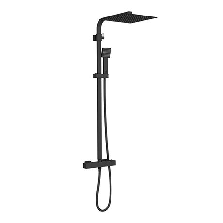 Arezzo Modern Square Thermostatic Shower (300 x 300mm Head - Matt Black) 3 Arezzo Modern Square Thermostatic Shower (300 x 300mm Head - Matt Black)
