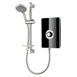 Triton - Aspirante 8.5kw Electric Shower - Black Gloss - ASP08GSBLK -ShowerLux Shop ASP08GSBLK A1 460 1