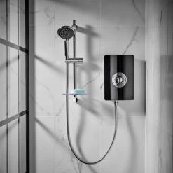 Triton - Aspirante 8.5kw Electric Shower - Black Gloss - ASP08GSBLK -ShowerLux Shop ASP08GSBLK A5 460 1