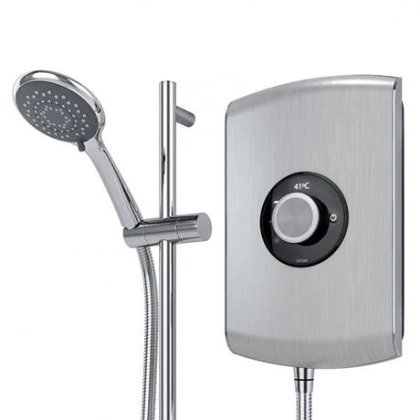 Triton Amore 8.5kW Electric Shower - Brushed Steel - ASPAMO8BRSTL 6 Triton Amore 8.5kW Electric Shower - Brushed Steel - ASPAMO8BRSTL - Image 4