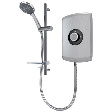 Triton Amore 8.5kW Electric Shower - Brushed Steel - ASPAMO8BRSTL 3 Triton Amore 8.5kW Electric Shower - Brushed Steel - ASPAMO8BRSTL