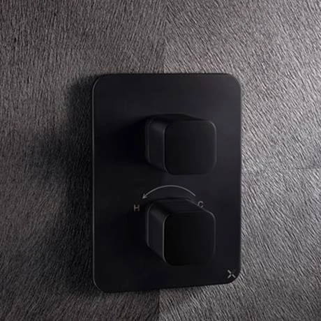 Crosswater Atoll/Glide II/Marvel Crossbox 1 Outlet Trim & Levers - Matt Black 4 Crosswater Atoll/Glide II/Marvel Crossbox 1 Outlet Trim & Levers - Matt Black - Image 2