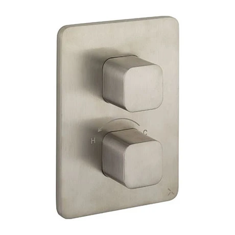 Crosswater - Atoll/Glide II/Marvel Crossbox 2 Outlet Trim & Levers - Brushed Stainless Steel 3 Crosswater - Atoll/Glide II/Marvel Crossbox 2 Outlet Trim & Levers - Brushed Stainless Steel