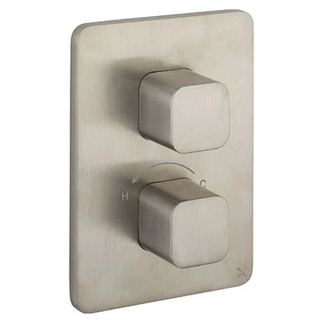 Crosswater - Atoll/Glide II/Marvel Crossbox 3 Outlet Trim & Levers - Stainless Steel 3 Crosswater - Atoll/Glide II/Marvel Crossbox 3 Outlet Trim & Levers - Stainless Steel