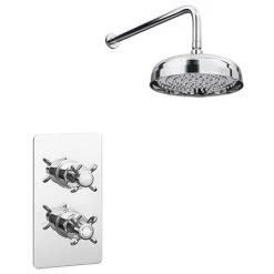 Astoria Traditional Concealed Shower Valve inc. 8" Head with Arm -ShowerLux Shop ATCSV8H nd1 460