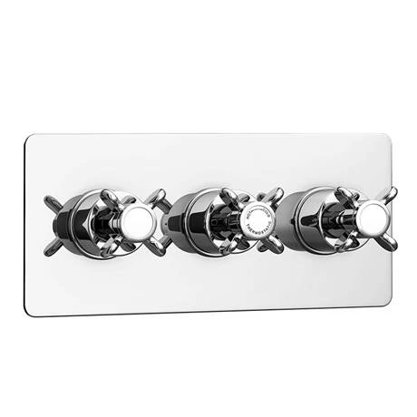 Astoria Traditional Concealed Shower Valve incl. 8" Head with Arm & Slider Rail 7 Astoria Traditional Concealed Shower Valve incl. 8" Head with Arm & Slider Rail - Image 5