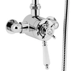 Heritage Avenbury Exposed Shower with Deluxe Fixed Riser Kit & Diverter to Handset - AVEDUAL01 11 Heritage Avenbury Exposed Shower with Deluxe Fixed Riser Kit & Diverter to Handset - AVEDUAL01 -ShowerLux Shop AVEDUAL01 D4 460