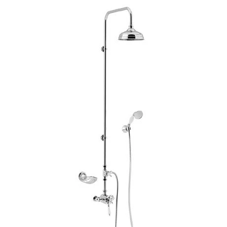 Heritage Avenbury Exposed Shower with Deluxe Fixed Riser Kit & Diverter to Handset - AVEDUAL01 3 Heritage Avenbury Exposed Shower with Deluxe Fixed Riser Kit & Diverter to Handset - AVEDUAL01