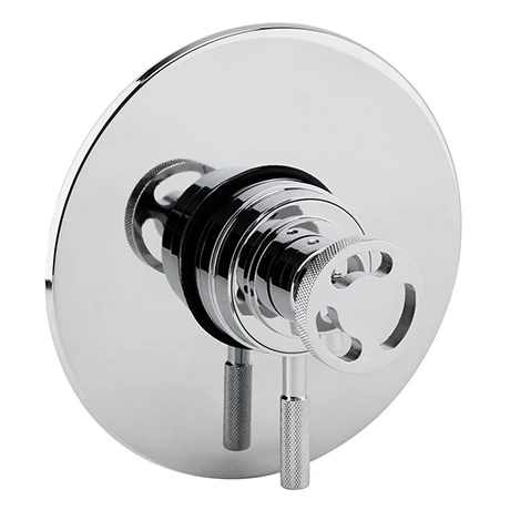 Arezzo Chrome Industrial Style Concealed Dual Shower Valve 3 Arezzo Chrome Industrial Style Concealed Dual Shower Valve