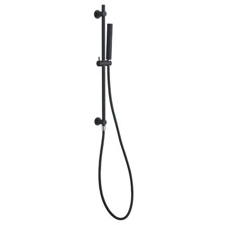 Arezzo Matt Black Slide Rail Kit w. Handset and Integrated Wall Outlet 4 Arezzo Matt Black Slide Rail Kit w. Handset and Integrated Wall Outlet - Image 2