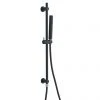 Arezzo Matt Black Slide Rail Kit w. Handset and Integrated Wall Outlet 2 Arezzo Matt Black Slide Rail Kit w. Handset and Integrated Wall Outlet -ShowerLux Shop AZMB8SRE p