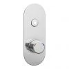 Arezzo Chrome Industrial Style Push Button Shower Valve (1 Outlet) -ShowerLux Shop AZPB01RCH n p