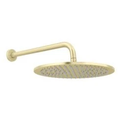 Arezzo Brushed Brass Industrial Style Push Button Shower Valve with Diverter, Handset, Fixed Shower Head + 4 Body Jets 11 Arezzo Brushed Brass Industrial Style Push Button Shower Valve with Diverter, Handset, Fixed Shower Head + 4 Body Jets -ShowerLux Shop AZPB03RBBPK D3 460