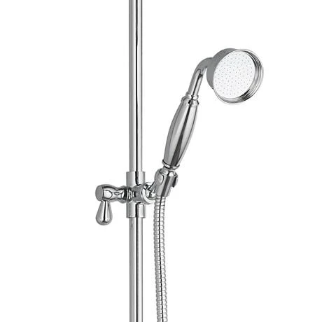 Arezzo Chrome Rigid Riser Kit with Shower Head, Handshower & Diverter 5 Arezzo Chrome Rigid Riser Kit with Shower Head, Handshower & Diverter - Image 3