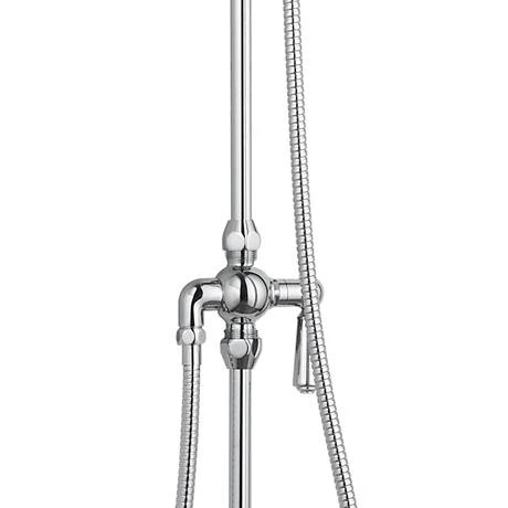 Arezzo Chrome Rigid Riser Kit with Shower Head, Handshower & Diverter 6 Arezzo Chrome Rigid Riser Kit with Shower Head, Handshower & Diverter - Image 4
