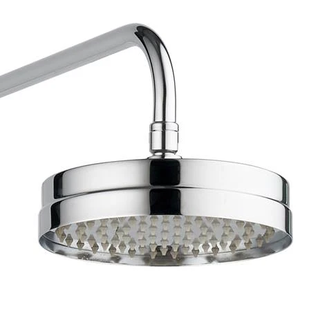 Arezzo Chrome Rigid Riser Kit with 195mm Round Overhead Drench Shower Head 3 Arezzo Chrome Rigid Riser Kit with 195mm Round Overhead Drench Shower Head - Image 2