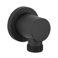 Arezzo Matt Black Round Shower Valve inc. Slide Rail Kit with Pencil Handset -ShowerLux Shop AZSP80MB d4 460