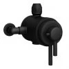 Arezzo Matt Black Round Exposed Dual Thermostatic Shower Valve -ShowerLux Shop AZSV4MBE P