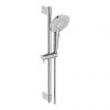 Ideal Standard Idealrain Evo Jet 600mm Shower Slider Rail with 125mm 3 Function Round Handspray - B1761AA -ShowerLux Shop B1761AA P