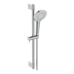 Ideal Standard Idealrain Evo Jet 600mm Shower Slider Rail with 125mm 3 Function Round Handspray - B1761AA