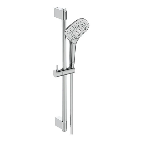 Ideal Standard Idealrain Evo Jet 600mm Shower Slider Rail with 125mm 3 Function Diamond Handspray - B1762AA 3 Ideal Standard Idealrain Evo Jet 600mm Shower Slider Rail with 125mm 3 Function Diamond Handspray - B1762AA