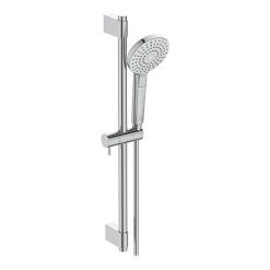 Ideal Standard Idealrain Evo Jet 600mm Shower Slider Rail with 110mm 3 Function Round Handspray - B2233AA