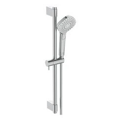 Ideal Standard Idealrain Evo Jet 600mm Shower Slider Rail with 110mm 3 Function Diamond Handspray - B2234AA