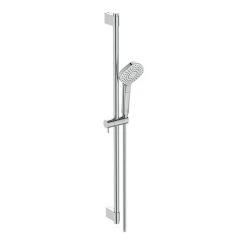 Ideal Standard Idealrain Evo Jet 900mm Shower Slider Rail with 110mm 3 Function Diamond Handspray - B2238AA