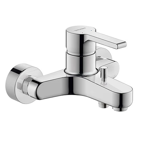Duravit B.2 Wall Mounted Single Lever Bath Shower Mixer - B25230000010 3 Duravit B.2 Wall Mounted Single Lever Bath Shower Mixer - B25230000010